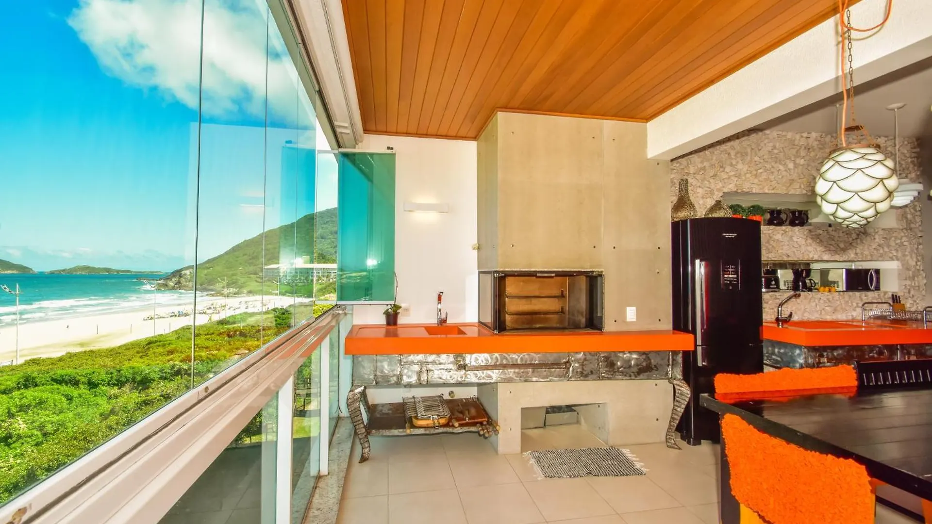 شقة Apartamento Frente Mar Na Praia Do Santinho N880 Florianópolis